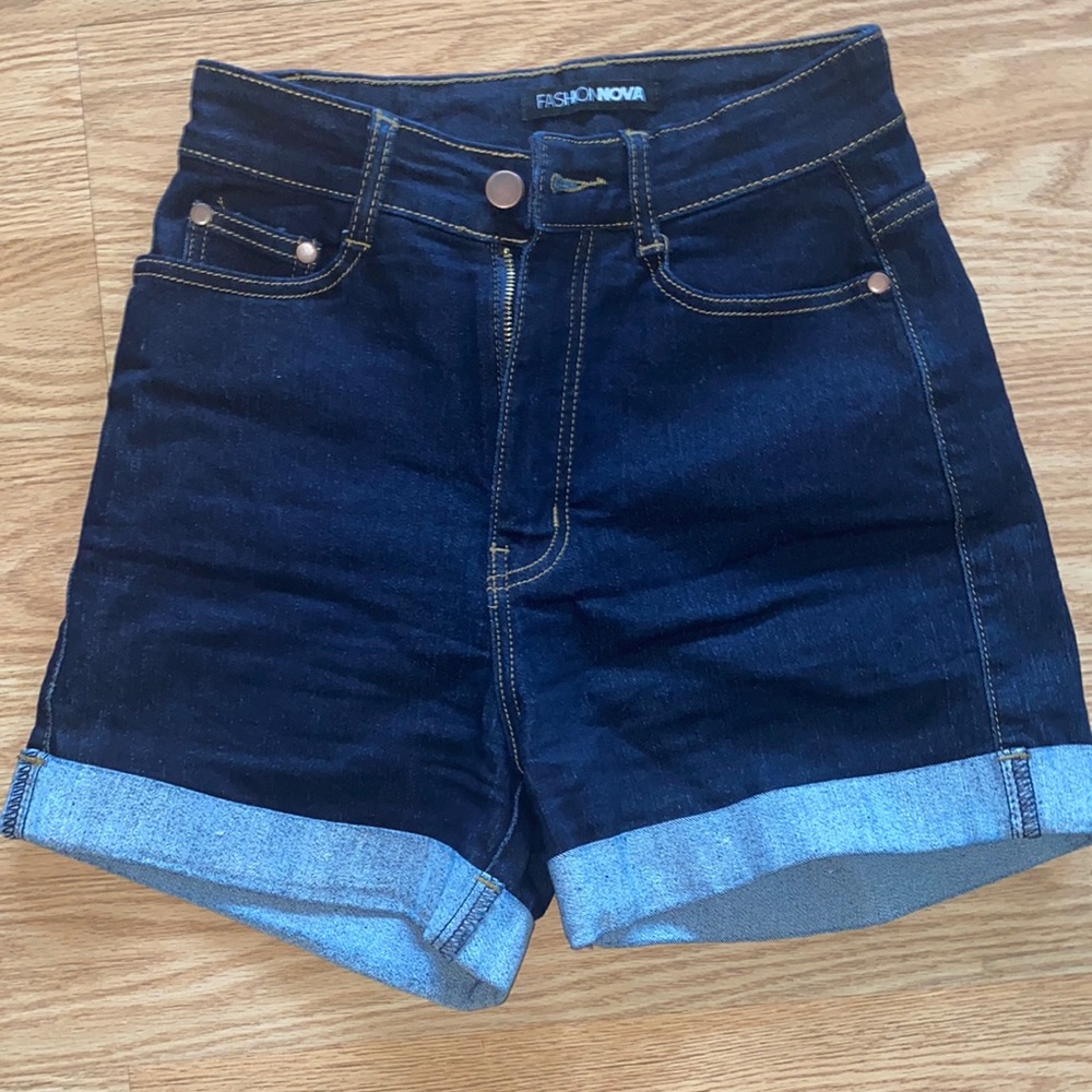 High waist Jean shorts